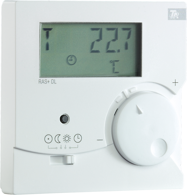 Raumsensor mit FERNANZEIGE , z. B. für ASR-Regler (weiß)