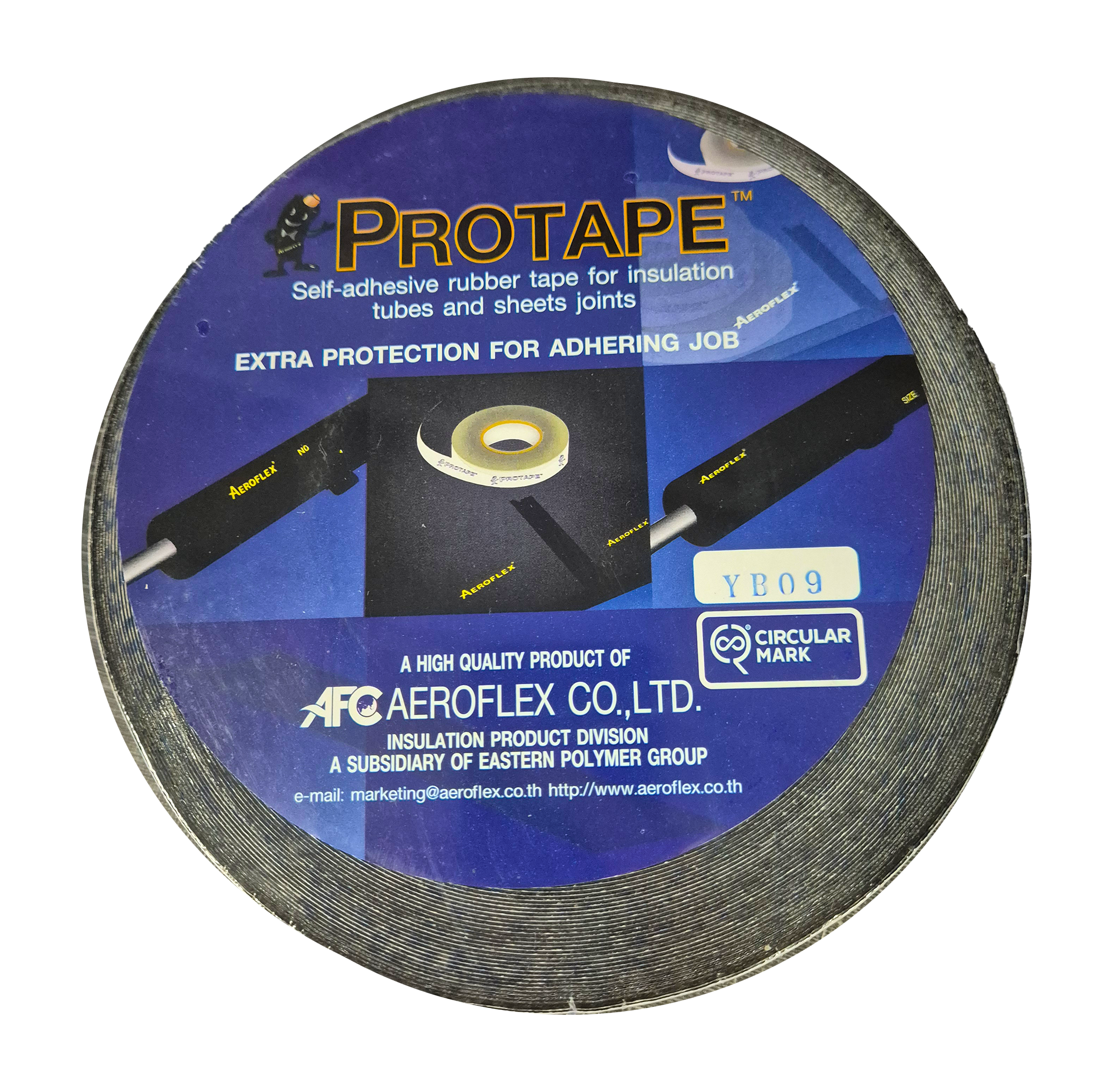 Protape Elastomerklebeband 50 mm (selbstklebend) 25 m Rolle