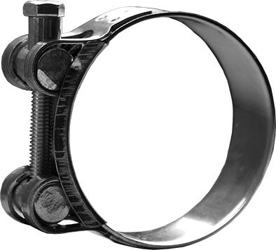 Gelenkbolzen-Spannschelle für Pellet-Saugschlauch mit DN 50/51 mm