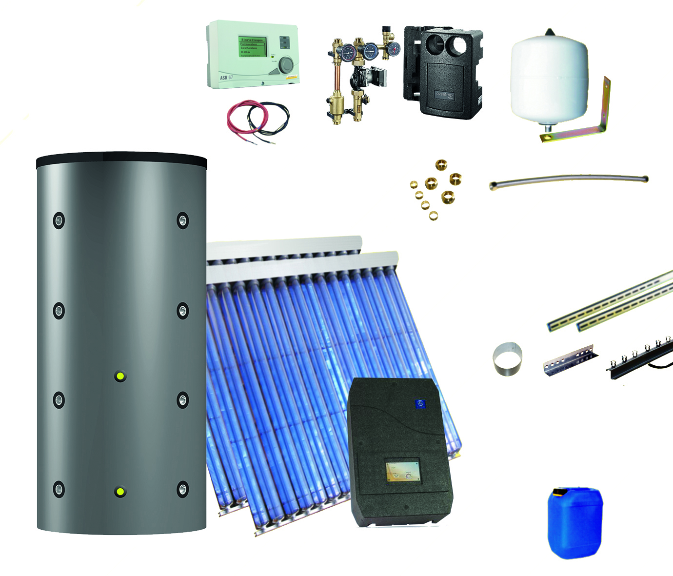 Röhren-FriSta-Komplettpaket FS550/RK2-32; 8,16m²