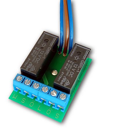 Relaismodul für 2 zus. potenzialfreie Ausgänge ASR 1611+16x2