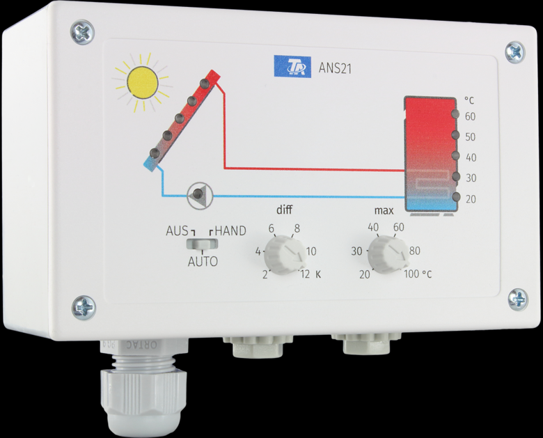 ASR 52a Solarregler (Einkreisregler mit LED-Anzeige)