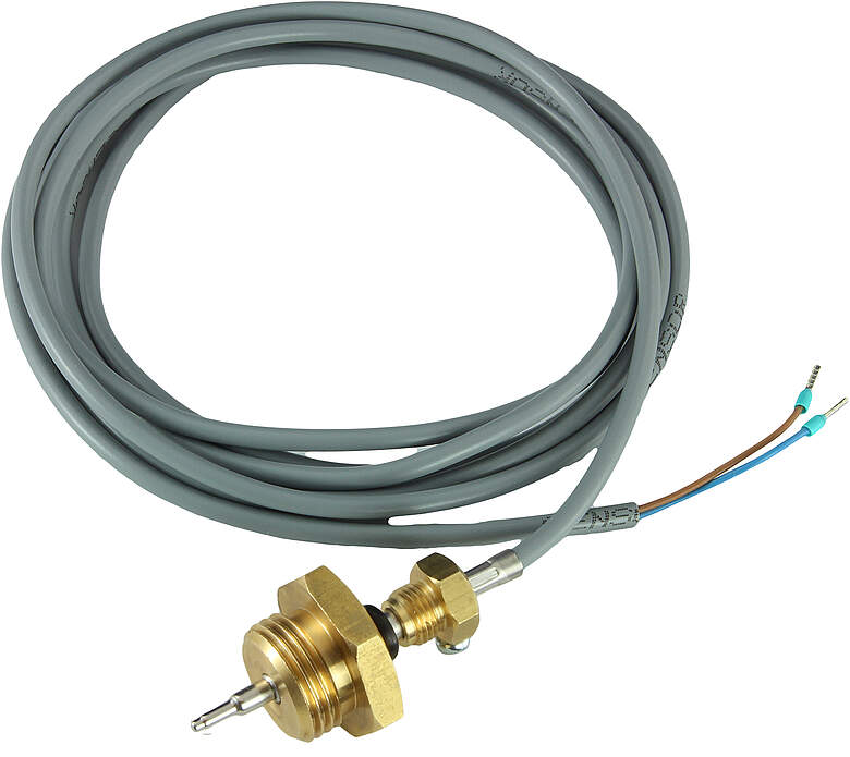 Ultraschneller Temperaturfühler (PT1000), 60 mm mit 1/2"AG