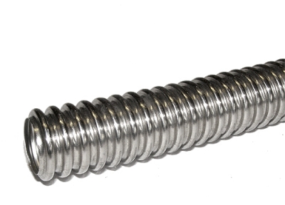 Edelstahlwellrohr DN 12 - DN 50 (Zuschnittpreis/lfm)