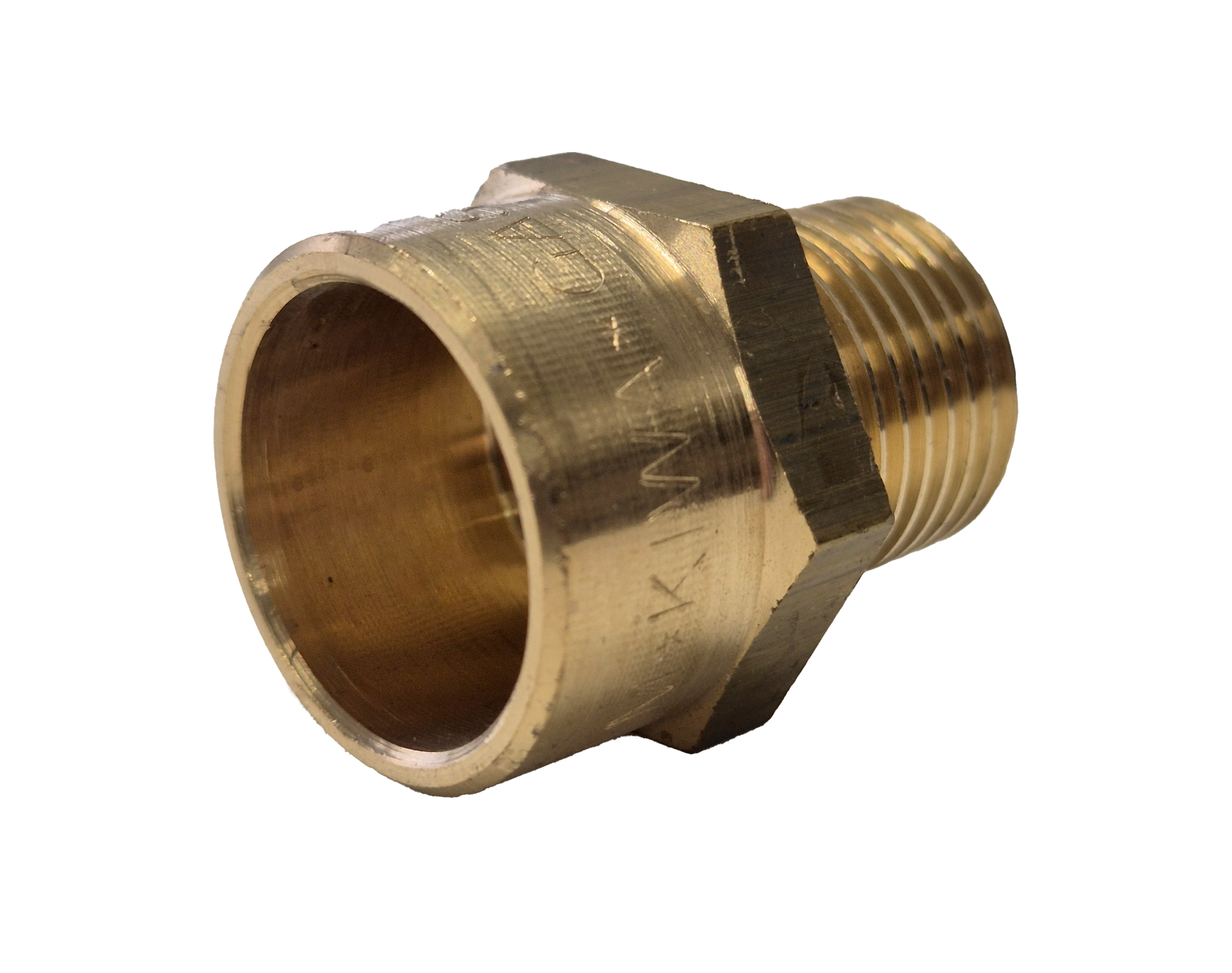 Übergangsnippel 3/4"AG -15mm