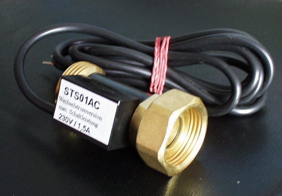 Strömungsschalter 230V für HE-Pumpen, max 1,5A, min 2W