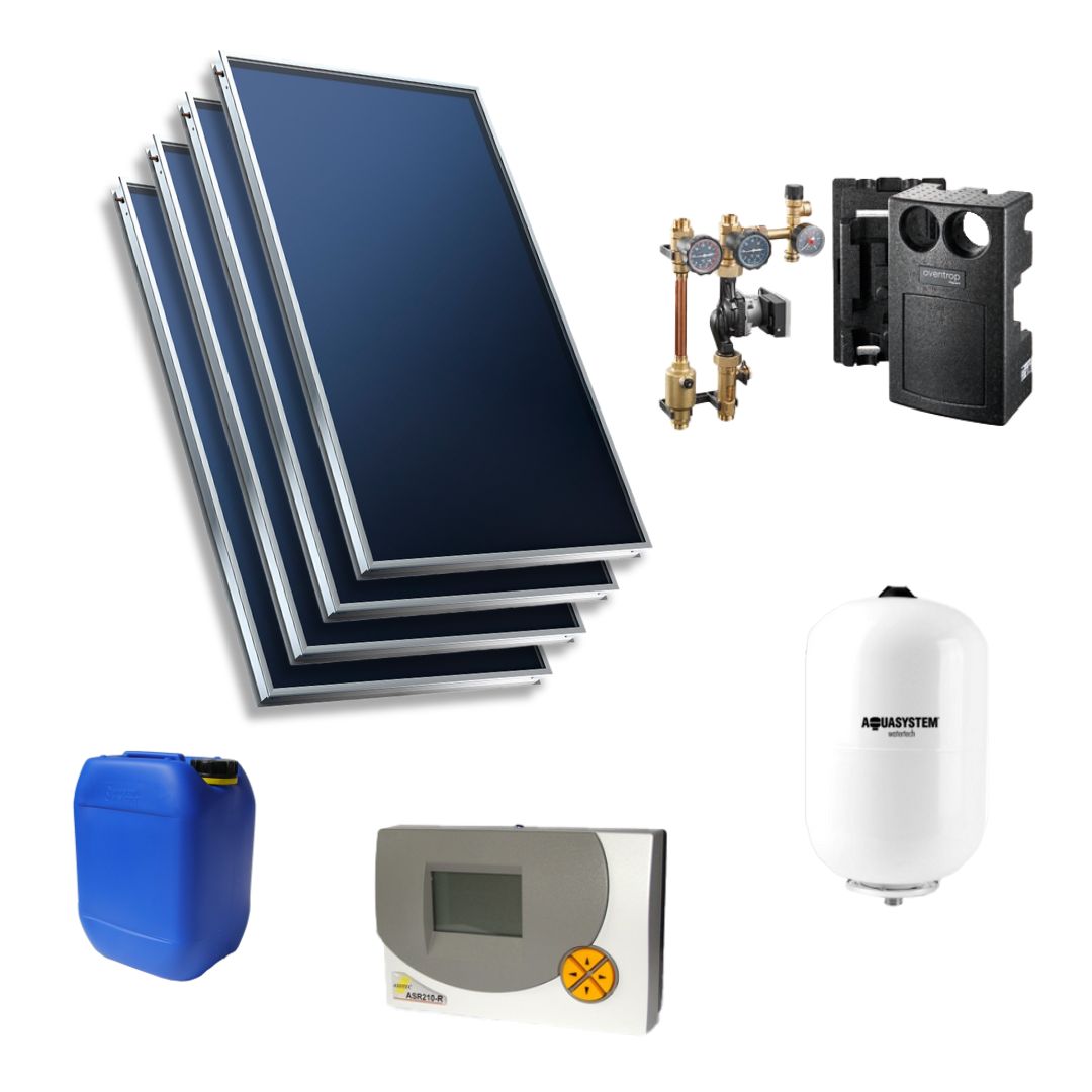 Solar Paket SL 4 (mit AS-Sunline 2100-Kollektoren)