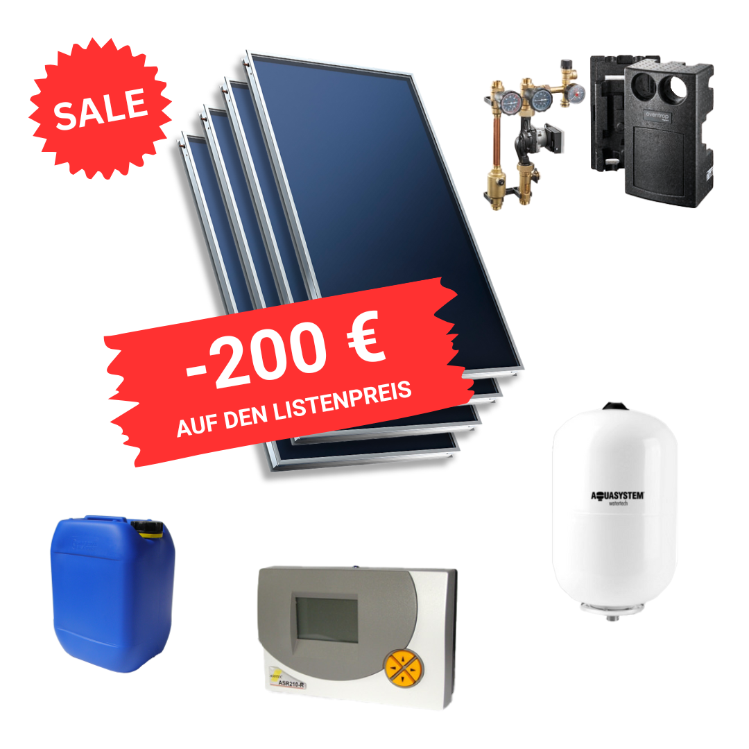 Solar Paket SL 4 (mit AS-Sunline 2100-Kollektoren)