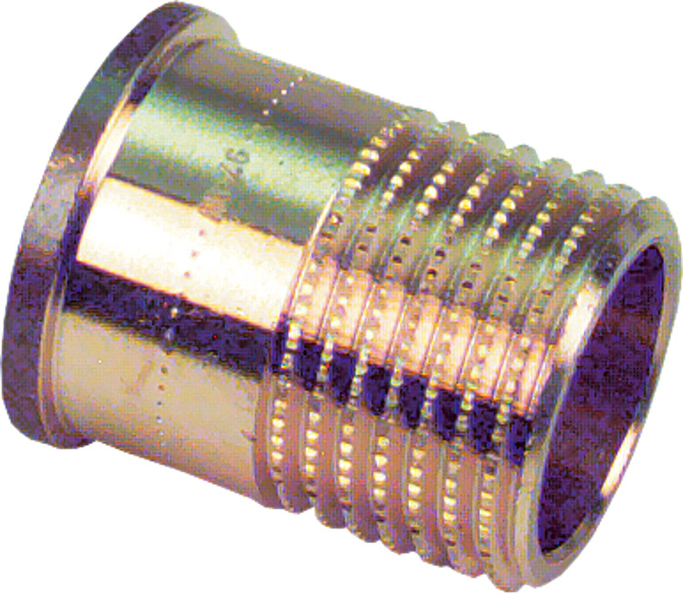 Einlege-Schraubnippel 1/2"AG für 3/4"-Überwurfmutter