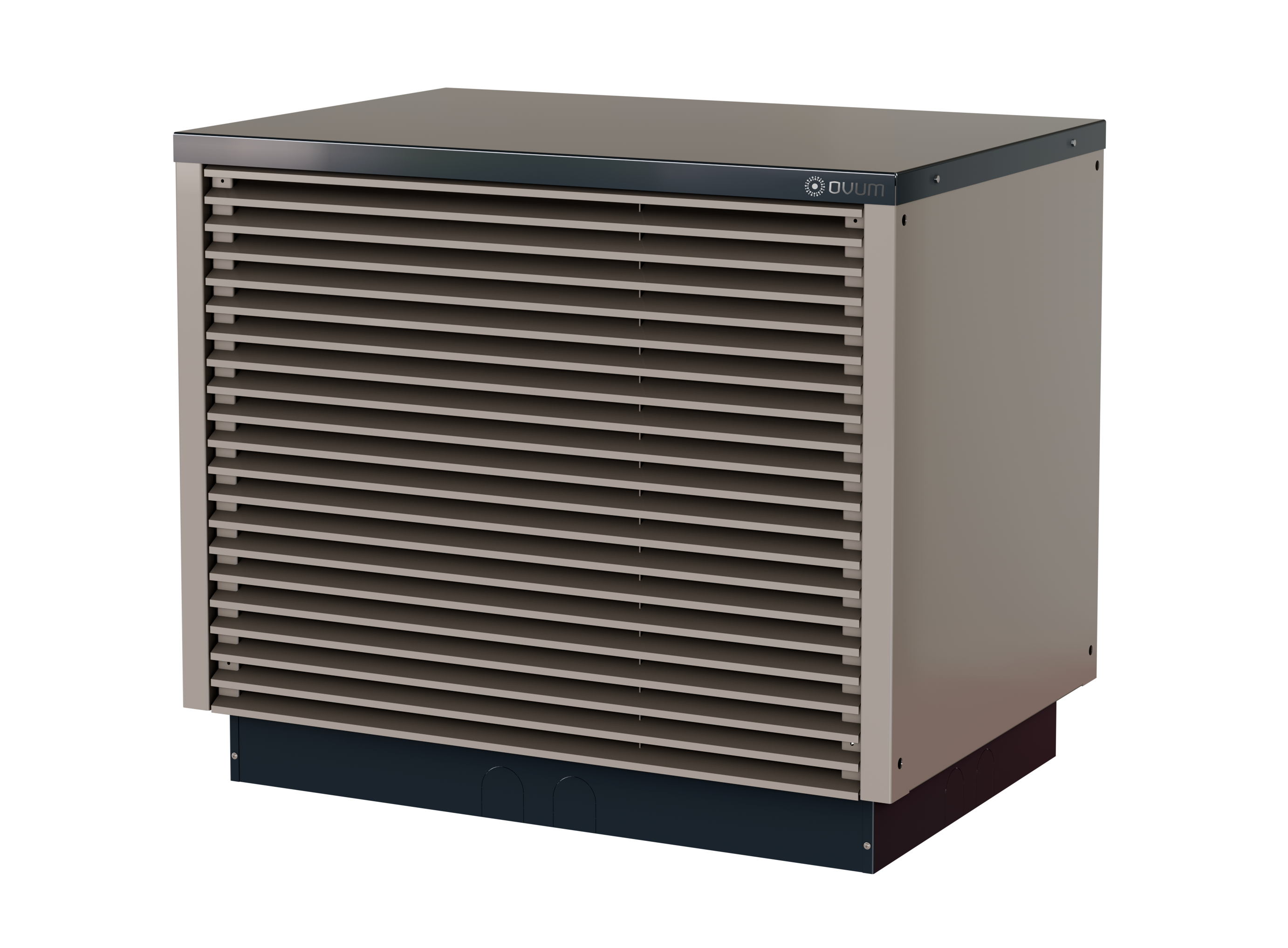Luft-Wasser-Wärmepumpe OVUM AC208P MIRA grau, ca. 1,7 - 6 kW (bei -10 °C)