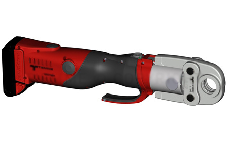 Akku-Presszange groß für d=14-63mm mit Koffer, 18V 1,5 Ah