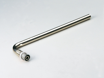 Press-Heizkörperanschlusswinkel Ø 16, Cu-Rohr Ø 15 L=300 mm
