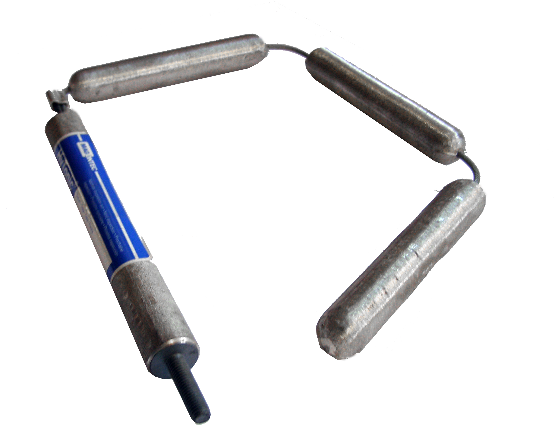 Magnesium-Kettengliedanode mit 8 mm-Gewindestift