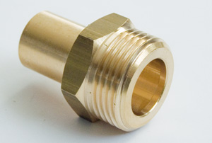 Übergangsnippel Spezial 3/4"AG-22A (Rohrstutzen), flachdichtend