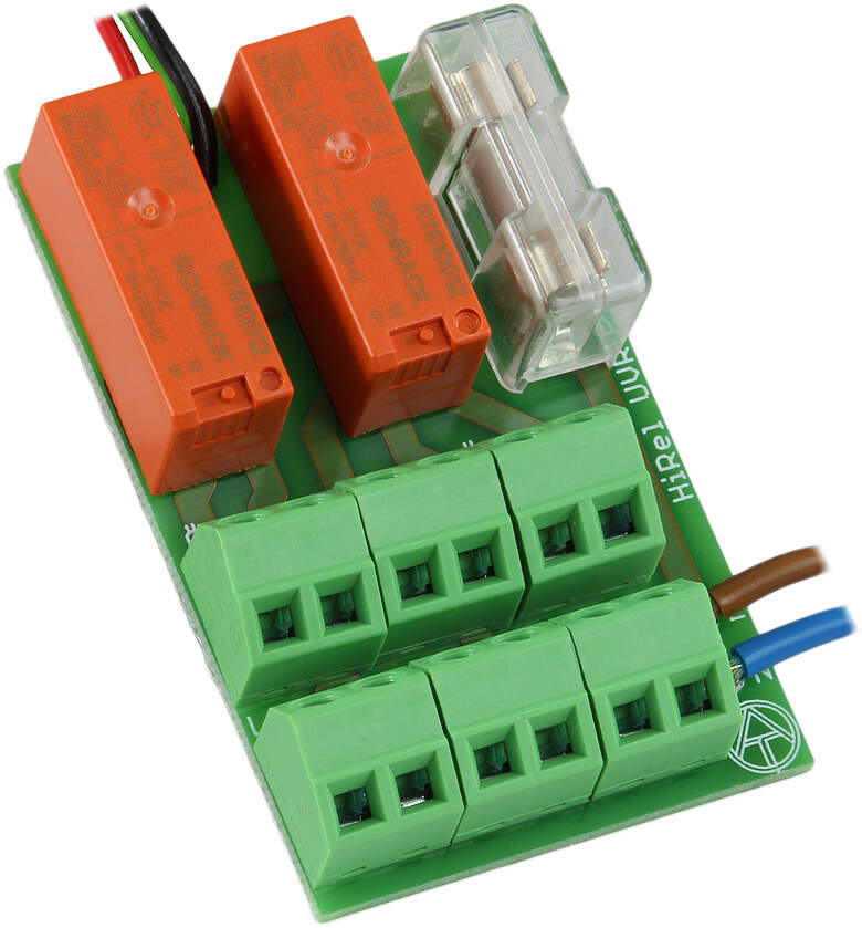 Relaismodul für 2 Öffner + Schließer 230V für ASR 16x2