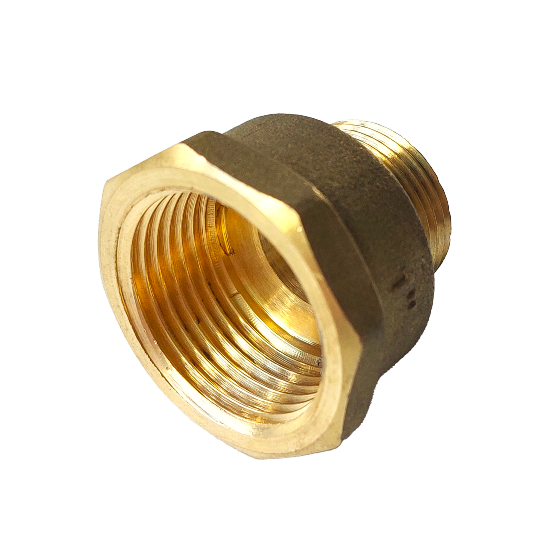 MG-Reduzier-Muffennippel (einteilig) 3/4"IG-1/2"AG