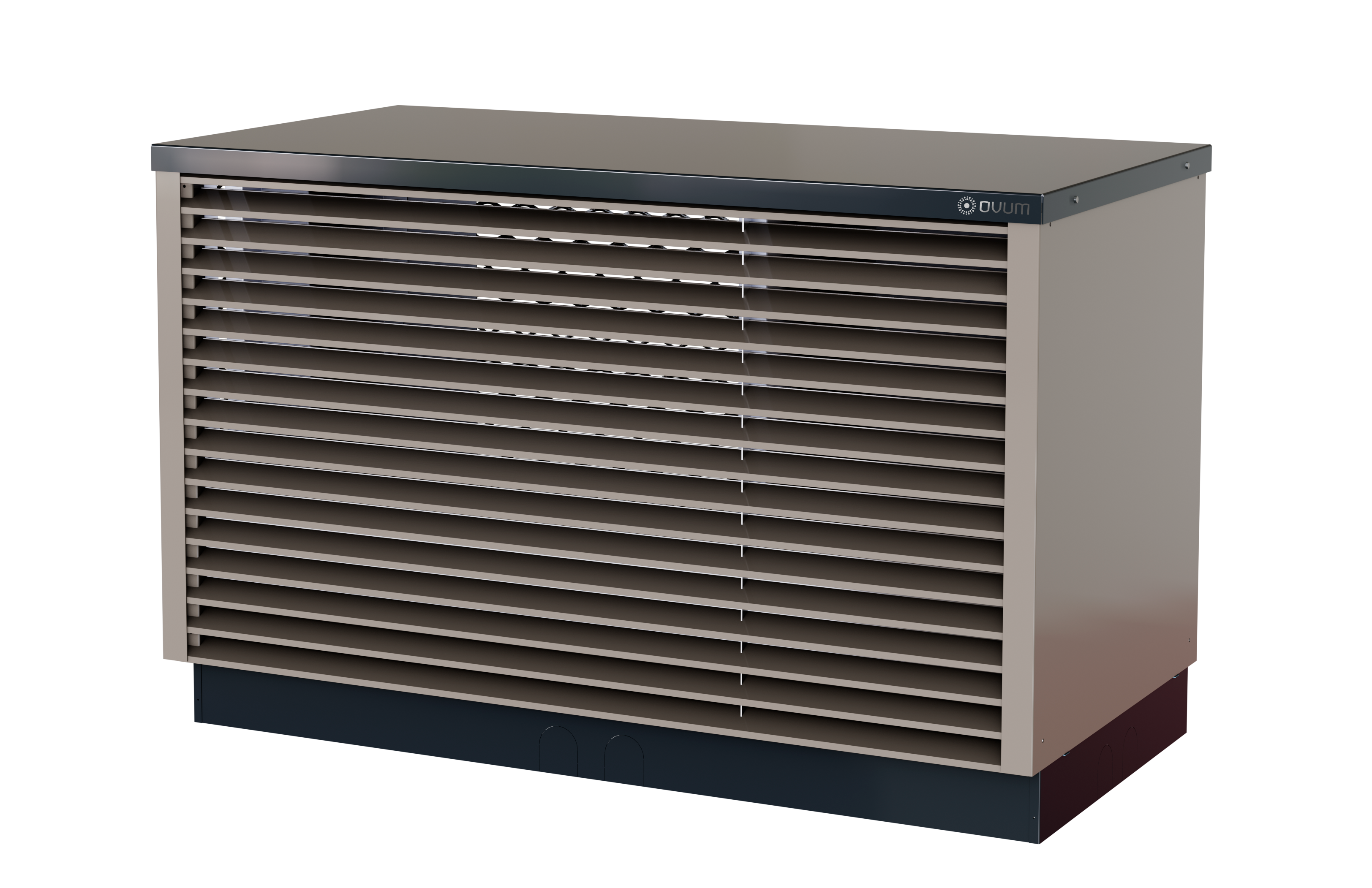 Luft-Wasser-Monoblock-Wärmepumpe OVUM AC417P grau, ca. 2,6 - 12 kW (bei -10 °C)