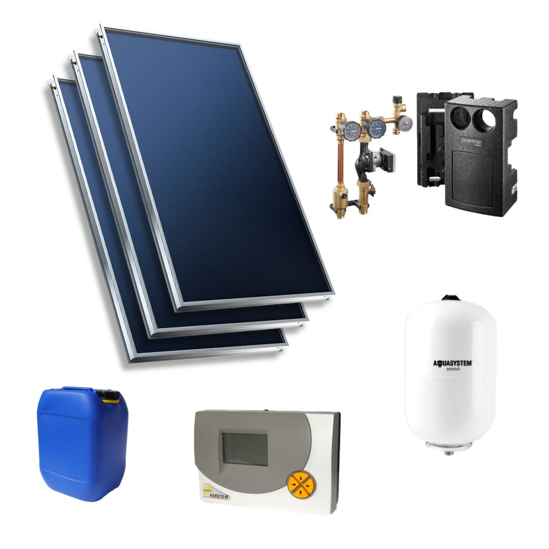 Solar Paket SL 3 (mit AS-Sunline 2100-Kollektoren)