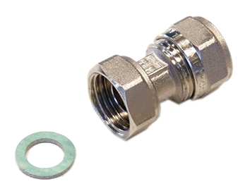 Klemm-Übergangsverschraubung flachdichtend Ø 16 X 1/2"IG