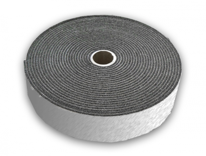 Iso-Tape Selbstklebeband (grau), 15m x 5cm mit Gelege
