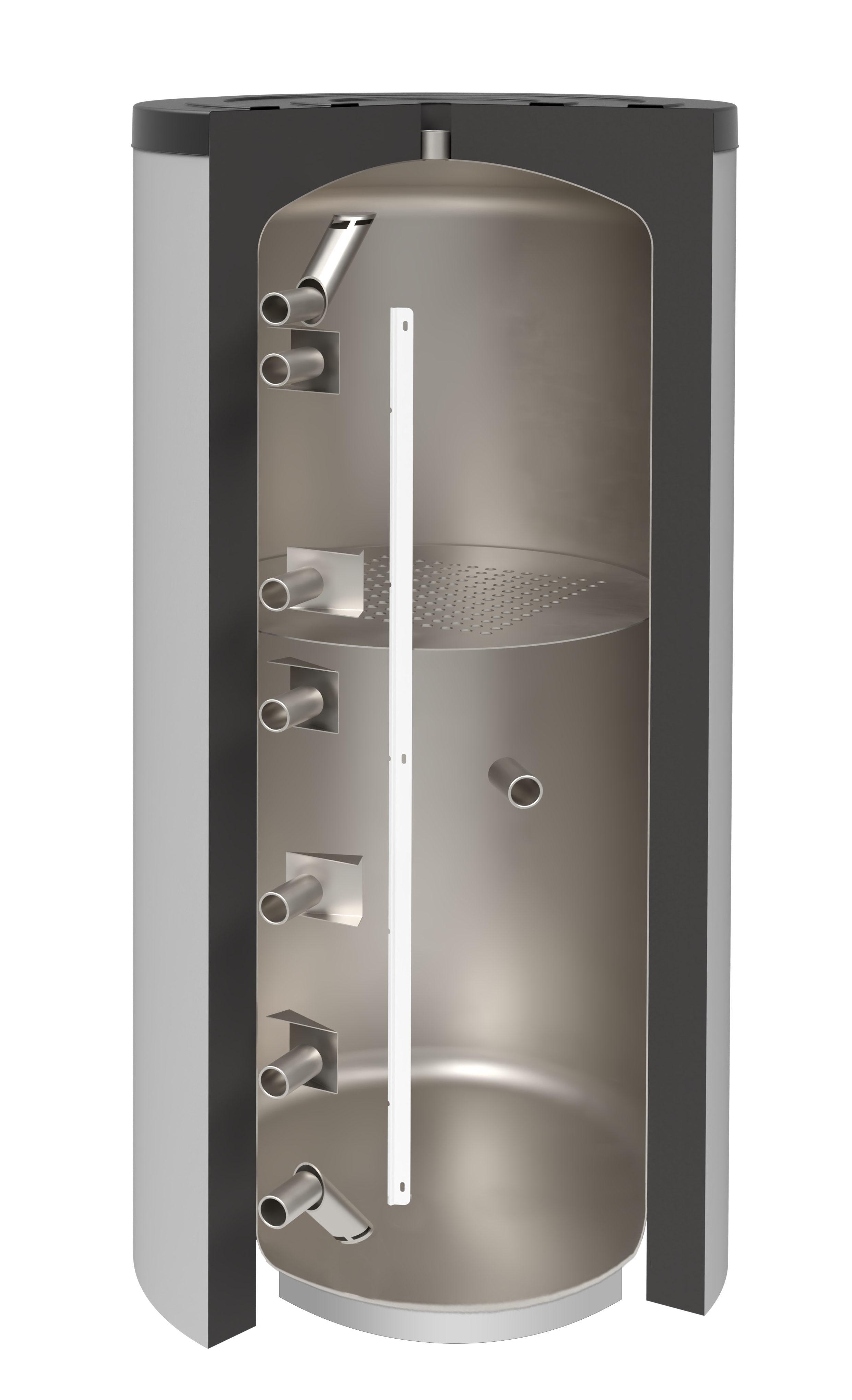 Pufferspeicher Twintherm WP 900 l mit Trennblech, ohne WT, inkl. Iso